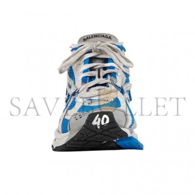 BALENCIAGA RUNNER BLUE WHITE WOMEN'S 677402W3RB34912