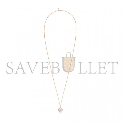 LOUIS VUITTON COLOUR BLOSSOM XL MEDALLION, PINK GOLD, WHITE MOTHER-OF-PEARL AND DIAMOND Q93896