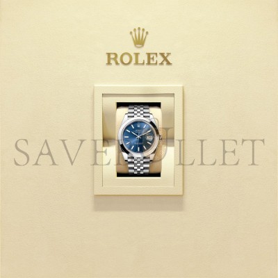 ROLEX DATEJUST 41 OYSTER, 41 MM, OYSTERSTEEL WATCH 126300-0002
