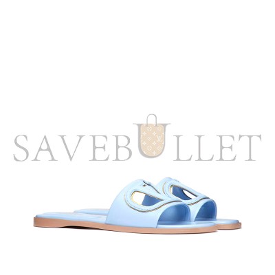VALENTINO VLOGO CUT-OUT CALFSKIN SLIDE SANDAL 4W2S0IB0RLL_ZTL