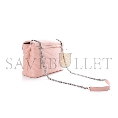 YSL LOULOU SMALL CHAIN BAG IN QUILTED LEATHER 494699691236 (23*17*9cm)