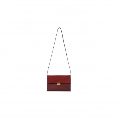 THE ROW LAURIE BAG IN LEATHER SYRAM REDCHIANTI W1633L57L87SYCHG (22*15*3cm)