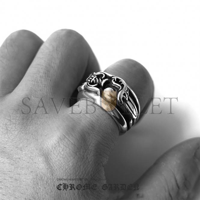CHROME HEARTS DAGGER HEART RING CHROME HEARTS DAGGER HEART RING