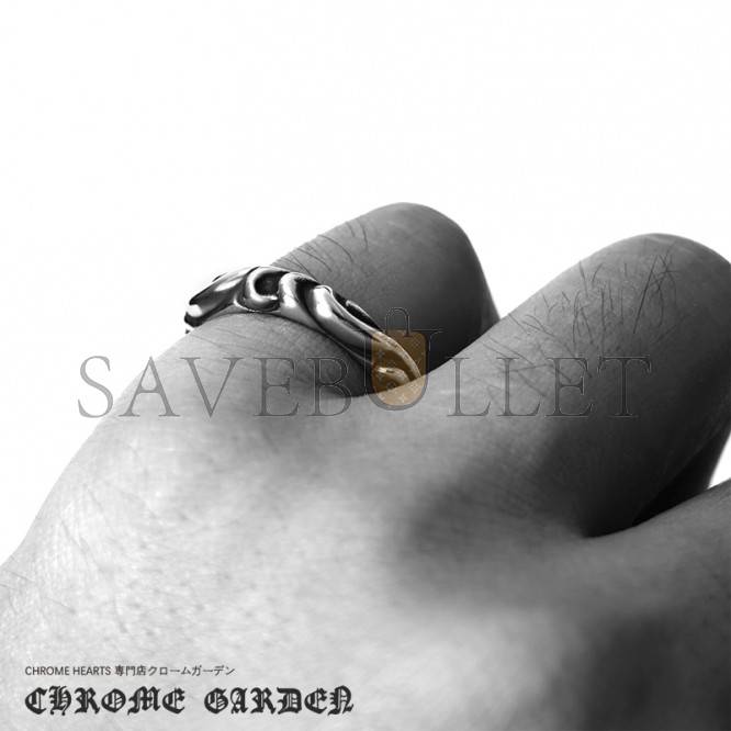 CHROME HEARTS SCROLL BAND RING CHROME HEARTS SCROLL BAND RING