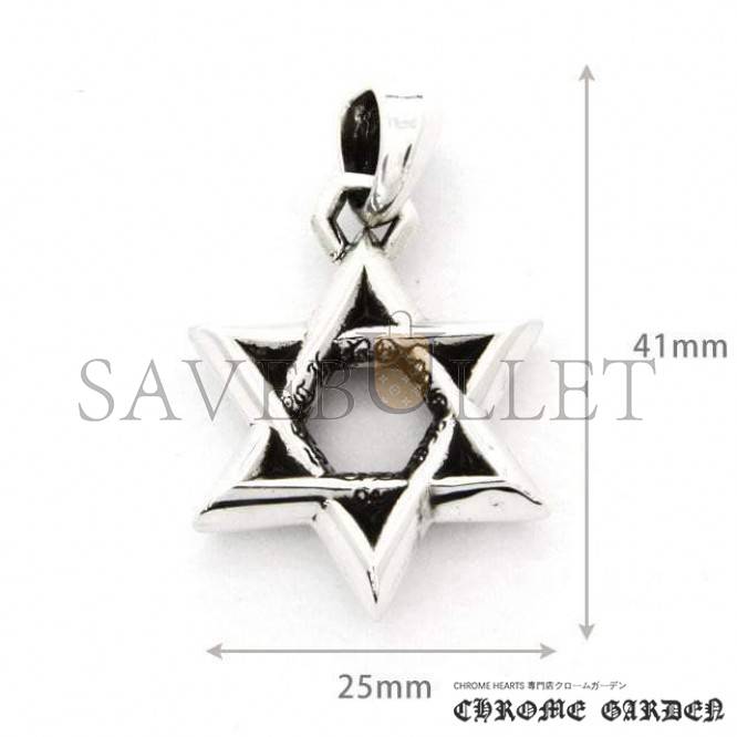 CHROME HEARTS SMALL STAR OF DAVID PENDANT(Pendant Only) CHROME HEARTS SMALL STAR OF DAVID PENDANT(Pendant Only)