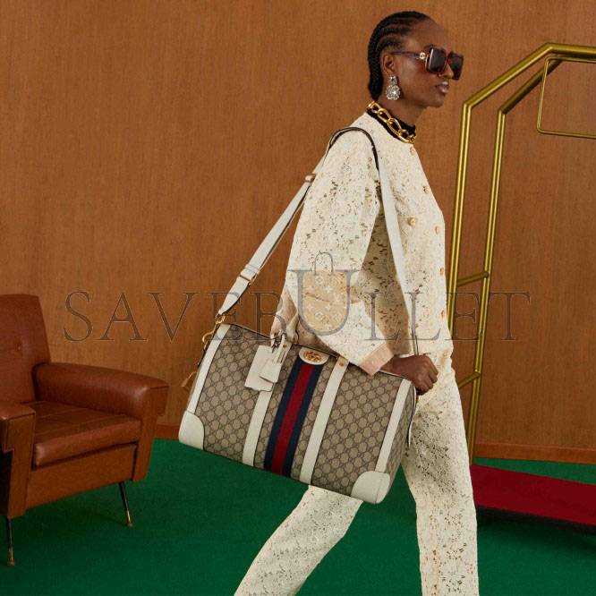 GUCCI OPHIDIA MEDIUM DUFFLE BAG 681295 9C2ST 9770 (44*27*24cm) GUCCI OPHIDIA MEDIUM DUFFLE BAG 681295 9C2ST 9770 (44*27*24cm)