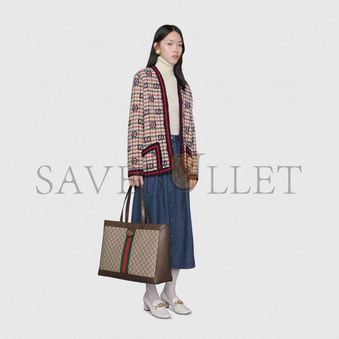 GUCCI OPHIDIA SOFT GG SUPREME MEDIUM TOTE 547947 (44*33*15cm) GUCCI OPHIDIA SOFT GG SUPREME MEDIUM TOTE 547947 (44*33*15cm)