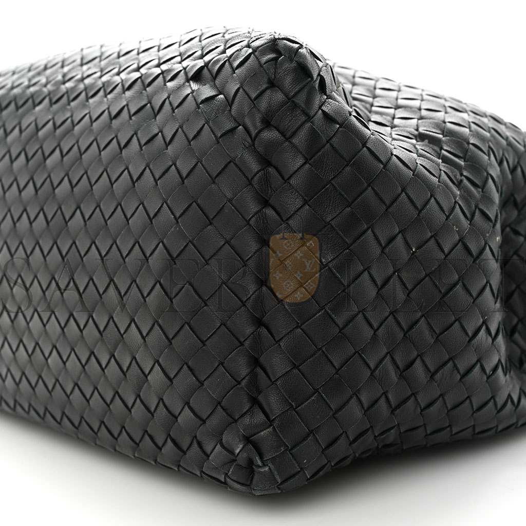 BOTTEGA VENETA NAPPA INTRECCIATO AYERS BRICK TOTE BLACK (33*23*17cm) BOTTEGA VENETA NAPPA INTRECCIATO AYERS BRICK TOTE BLACK (33*23*17cm)
