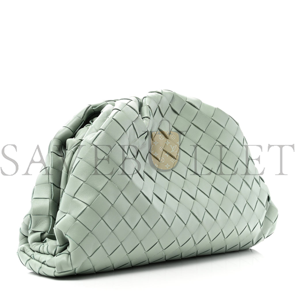 BOTTEGA VENETA NAPPA INTRECCIATO TEEN POUCH SAGE (30*18*8cm) BOTTEGA VENETA NAPPA INTRECCIATO TEEN POUCH SAGE (30*18*8cm)