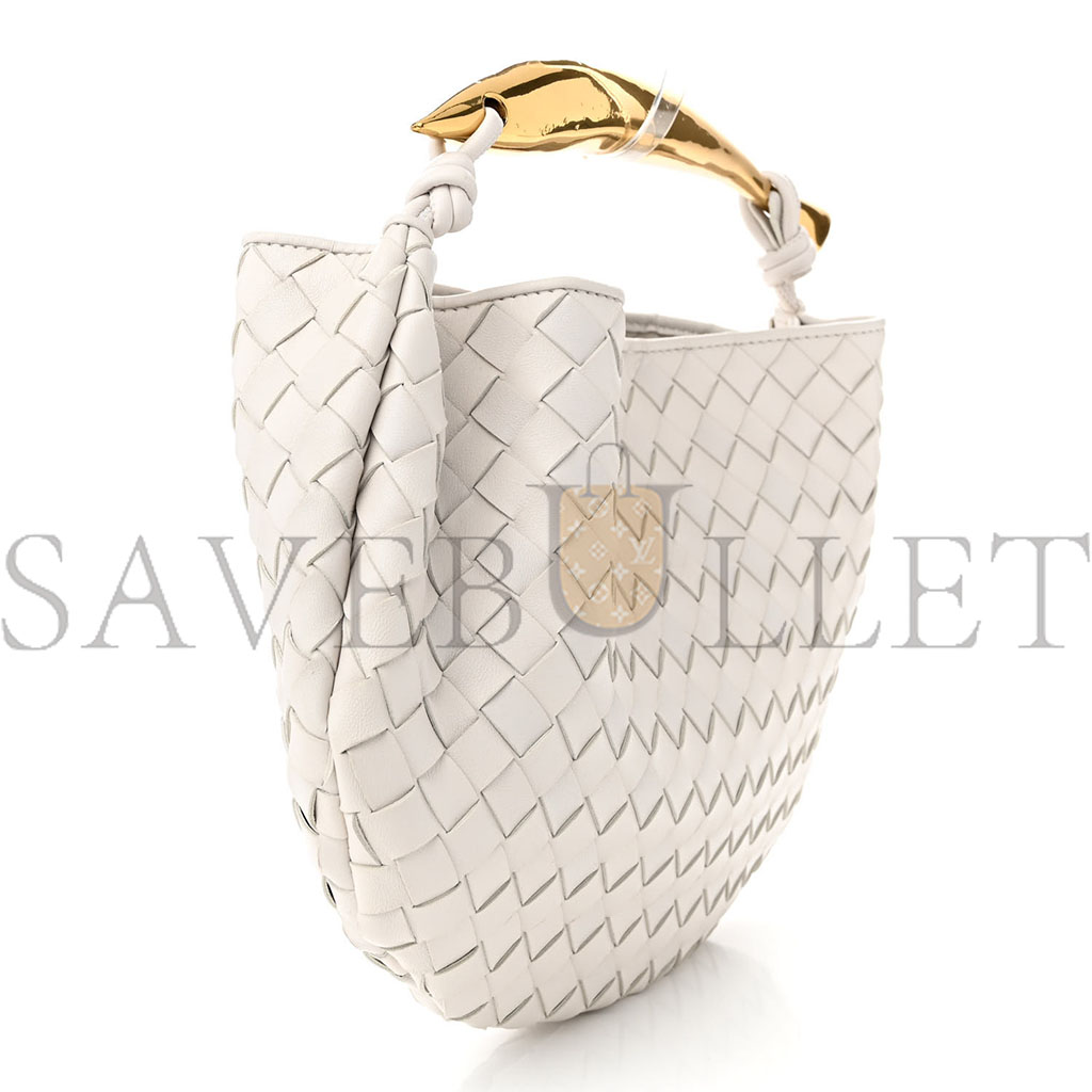 BOTTEGA VENETA NAPPA INTRECCIATO SARDINE BAG CHALK (36*23*3cm) BOTTEGA VENETA NAPPA INTRECCIATO SARDINE BAG CHALK (36*23*3cm)