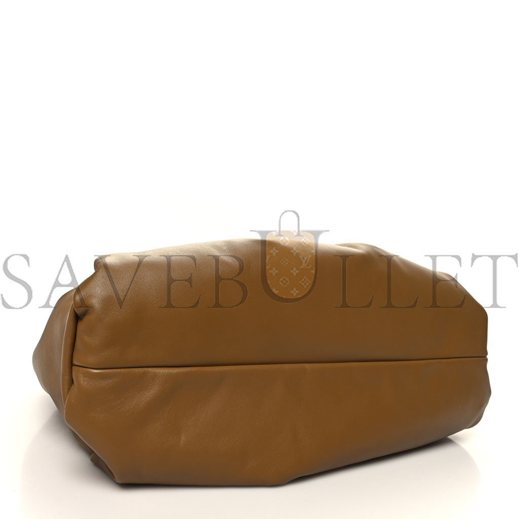 BOTTEGA VENETA SMOOTH BUTTER CALFSKIN SMALL THE SHOULDER POUCH MOUTARDE (40*29*8cm) BOTTEGA VENETA SMOOTH BUTTER CALFSKIN SMALL THE SHOULDER POUCH MOUTARDE (40*29*8cm)