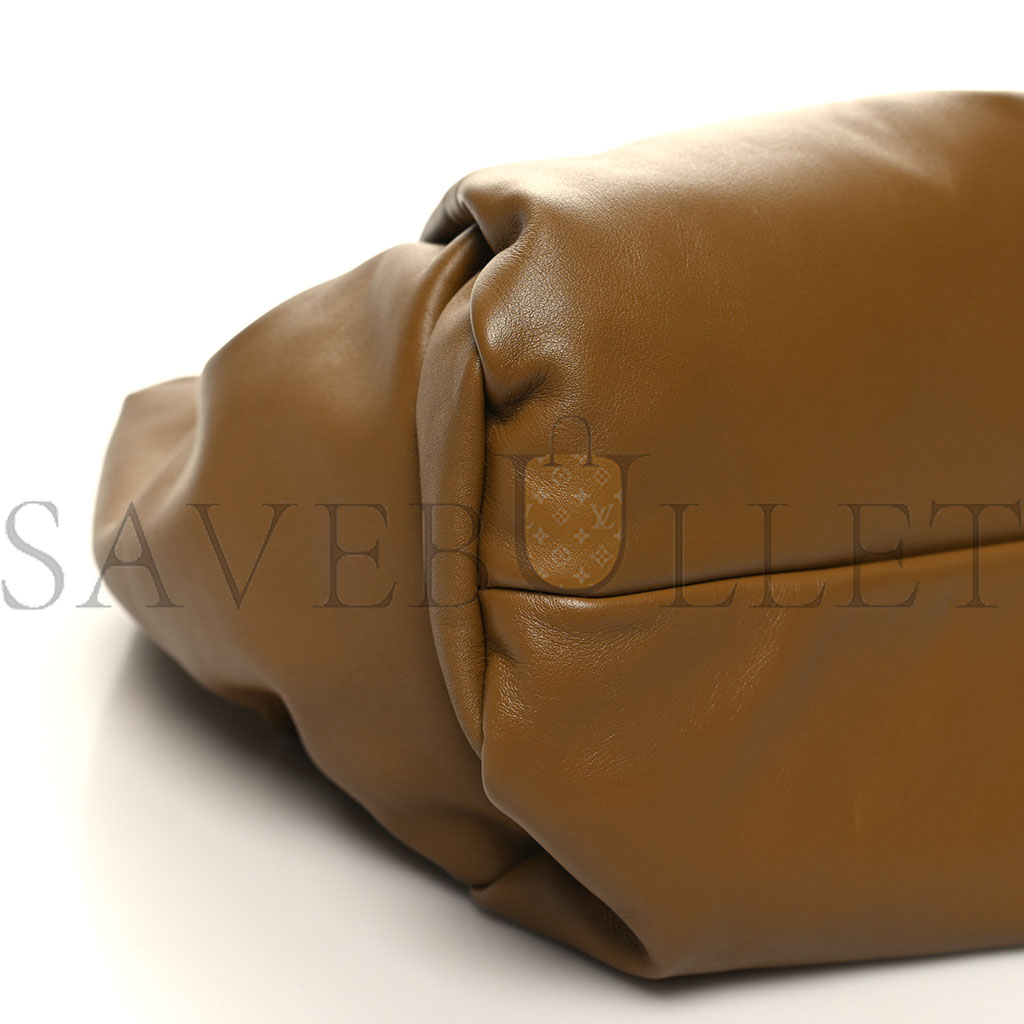 BOTTEGA VENETA SMOOTH BUTTER CALFSKIN SMALL THE SHOULDER POUCH MOUTARDE (40*29*8cm) BOTTEGA VENETA SMOOTH BUTTER CALFSKIN SMALL THE SHOULDER POUCH MOUTARDE (40*29*8cm)