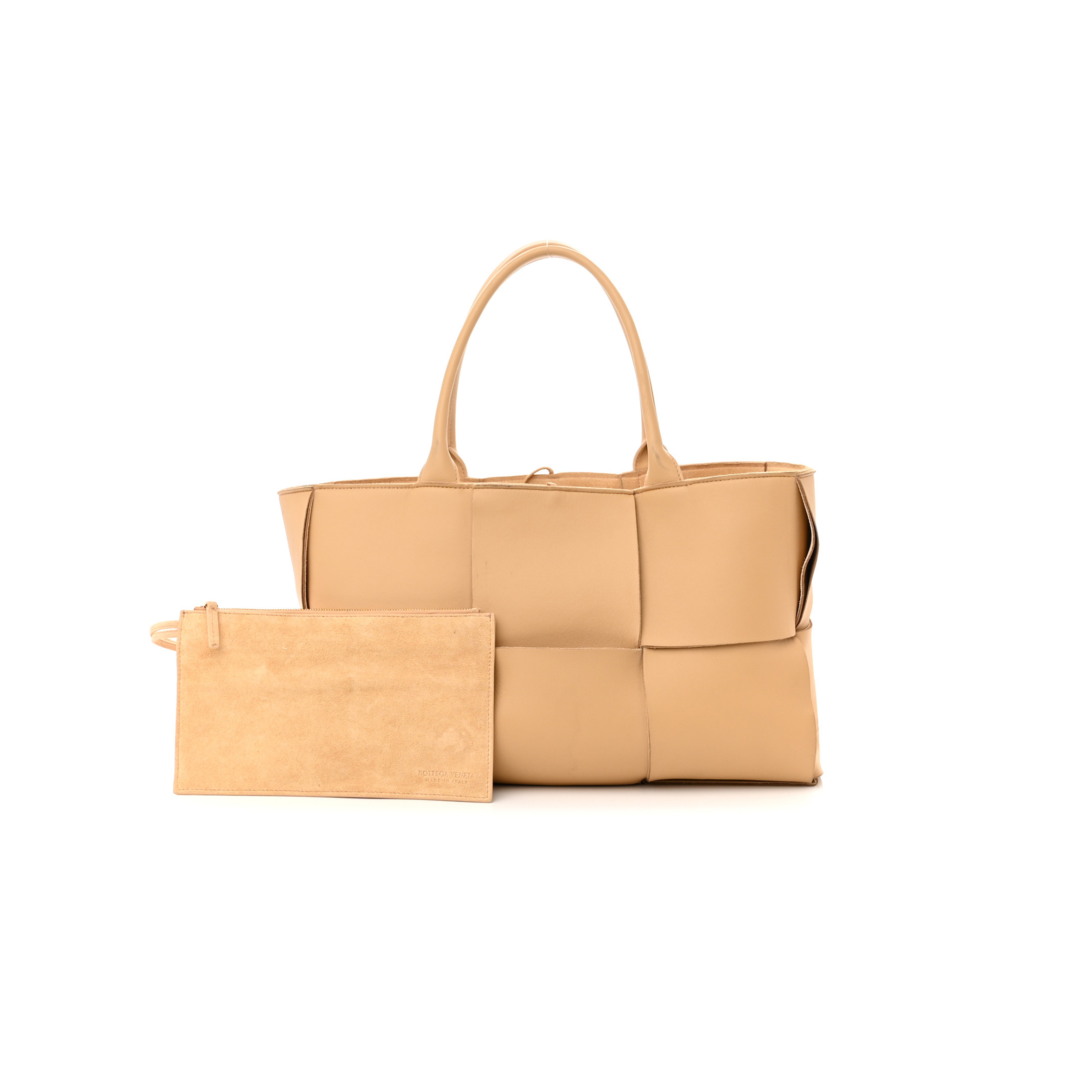 BOTTEGA VENETA NAPPA MAXI INTRECCIATO MEDIUM ARCO TOTE ALMOND (37*23*13cm) BOTTEGA VENETA NAPPA MAXI INTRECCIATO MEDIUM ARCO TOTE ALMOND (37*23*13cm)