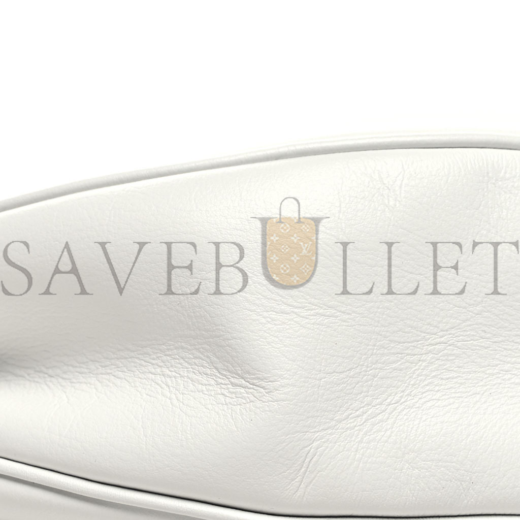 VERSACE CALFSKIN LARGE REPEAT ZIP HOBO WHITE (30*22*9cm) VERSACE CALFSKIN LARGE REPEAT ZIP HOBO WHITE (30*22*9cm)