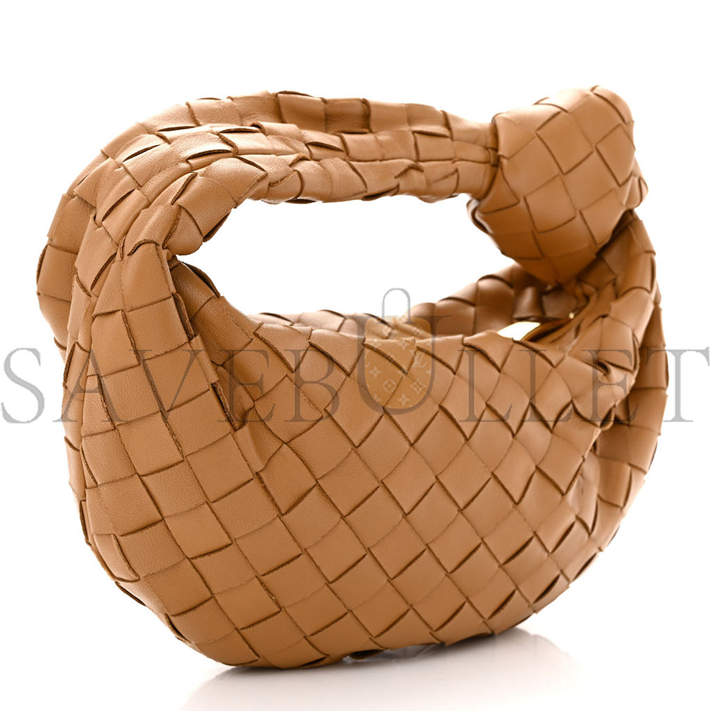 BOTTEGA VENETA NAPPA INTRECCIATO MINI JODIE CARAMEL (23*13*5cm) BOTTEGA VENETA NAPPA INTRECCIATO MINI JODIE CARAMEL (23*13*5cm)