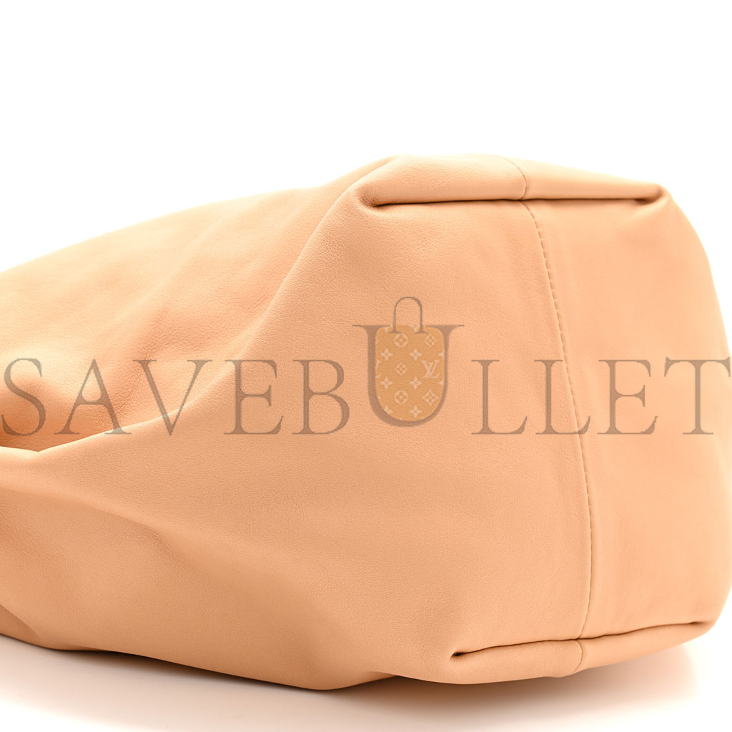 BOTTEGA VENETA CALFSKIN TEEN DOUBLE KNOT HOBO ALMOND (34*22*14cm) BOTTEGA VENETA CALFSKIN TEEN DOUBLE KNOT HOBO ALMOND (34*22*14cm)