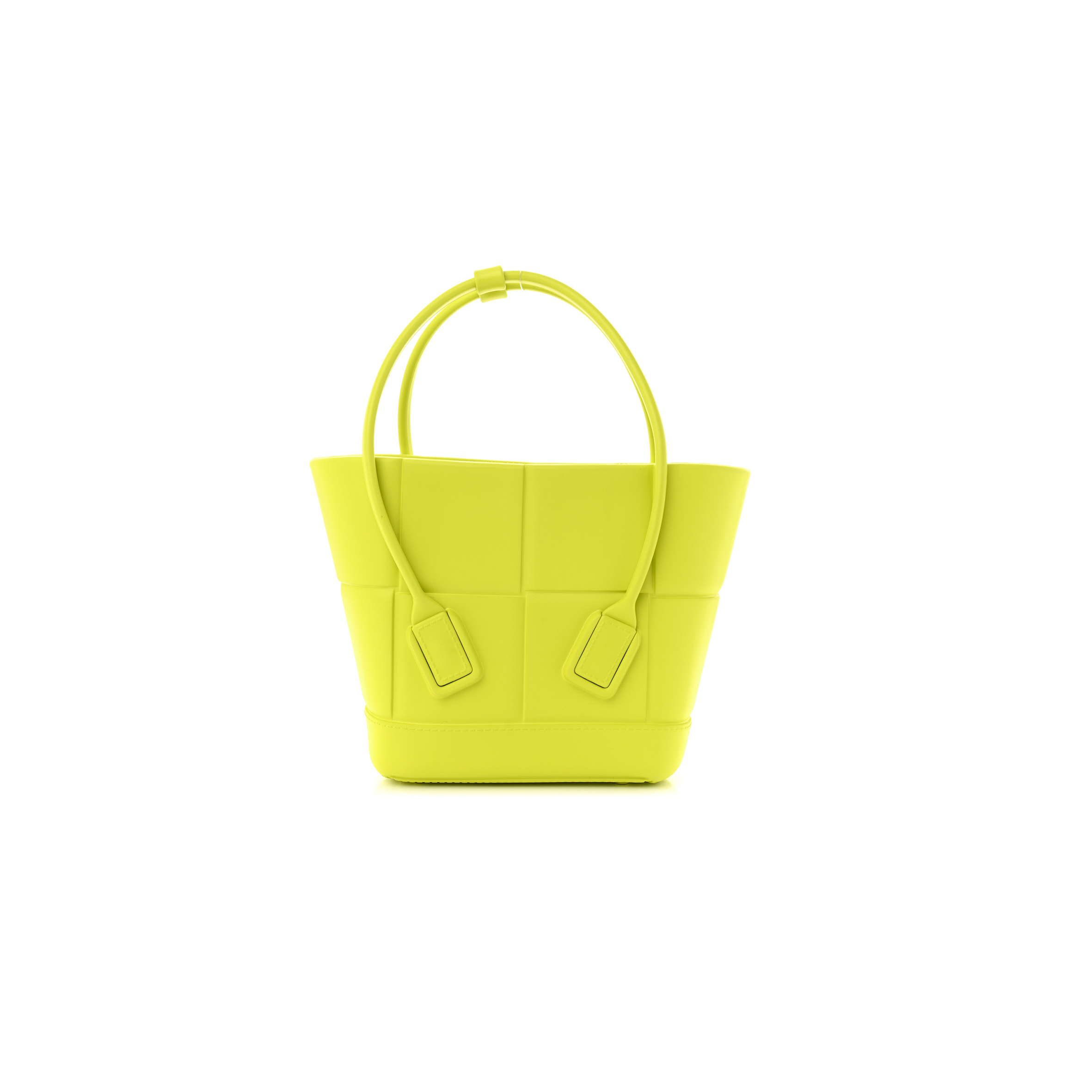 BOTTEGA VENETA RUBBER MAXI INTRECCIATO MINI ARCO KIWI GREEN (21*18*8cm) BOTTEGA VENETA RUBBER MAXI INTRECCIATO MINI ARCO KIWI GREEN (21*18*8cm)