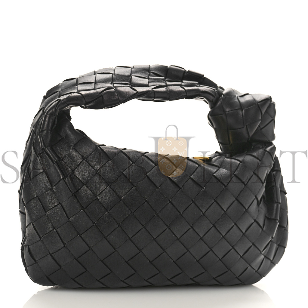 BOTTEGA VENETA NAPPA INTRECCIATO MINI JODIE BLACK (25*13*7cm) BOTTEGA VENETA NAPPA INTRECCIATO MINI JODIE BLACK (25*13*7cm)