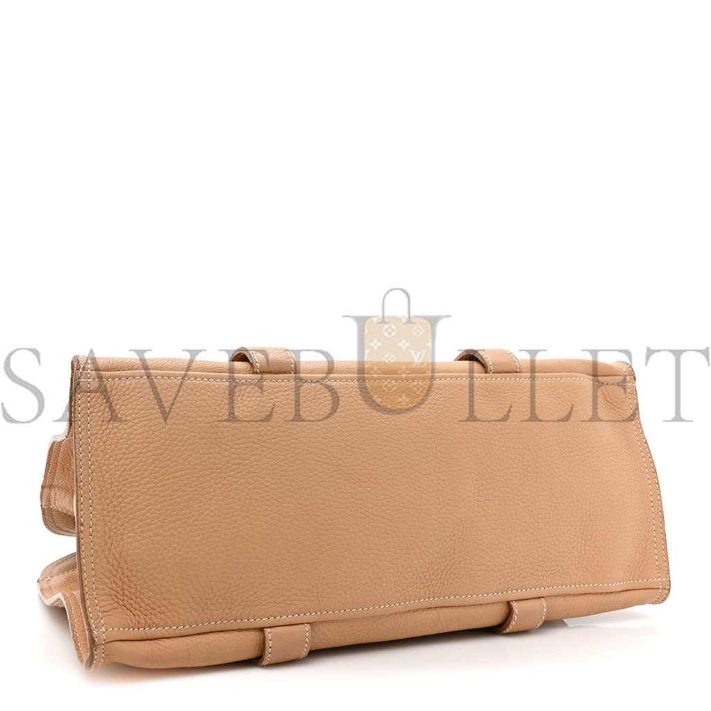 PRADA VITELLO DAINO SHOULDER BAG SUGHERO (36*25*15cm) PRADA VITELLO DAINO SHOULDER BAG SUGHERO (36*25*15cm)