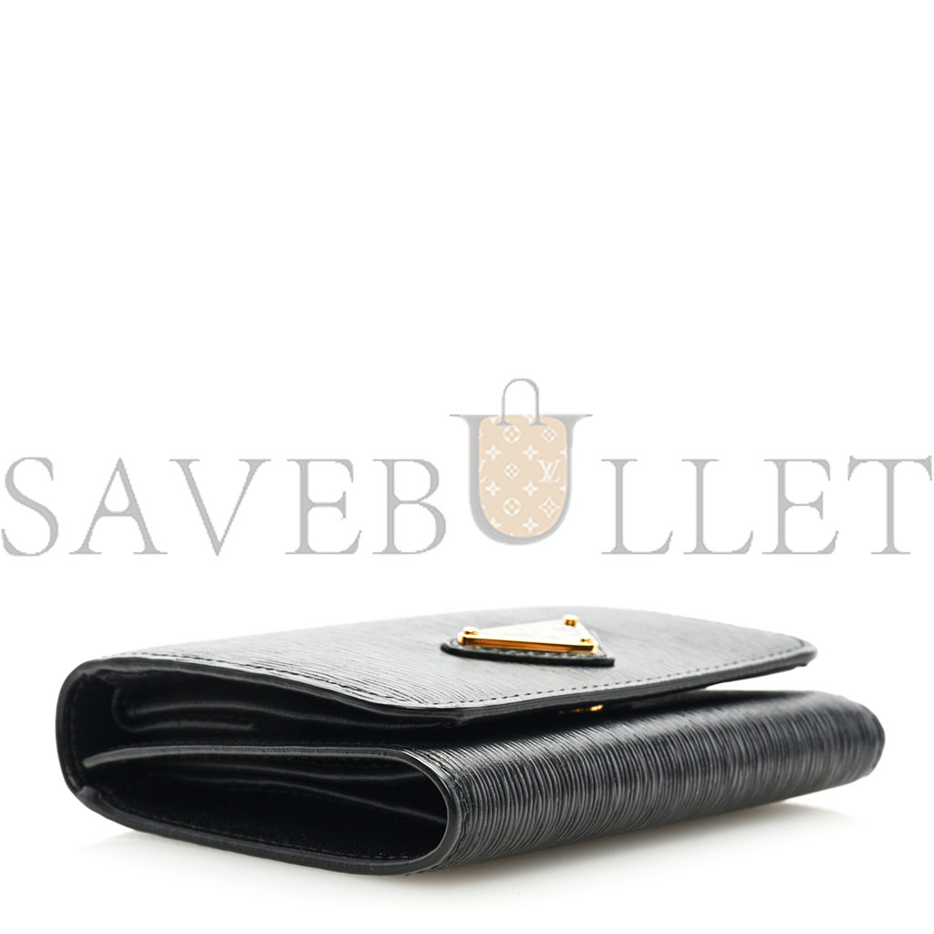 PRADA VITELLO MOVE TRI-FOLD COMPACT WALLET BLACK (11*10*1cm) PRADA VITELLO MOVE TRI-FOLD COMPACT WALLET BLACK (11*10*1cm)