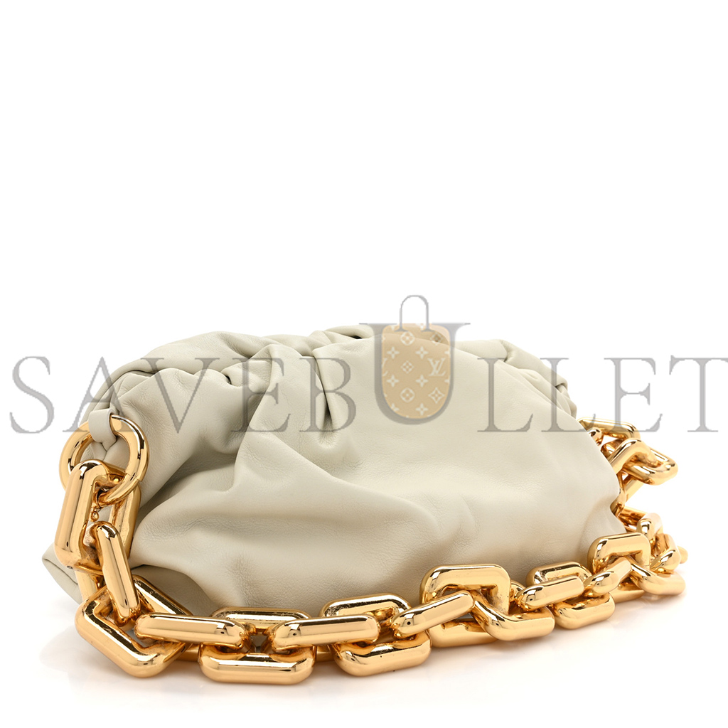 BOTTEGA VENETA CALFSKIN THE POUCH CHAIN PLASTER (30*17*10cm) BOTTEGA VENETA CALFSKIN THE POUCH CHAIN PLASTER (30*17*10cm)