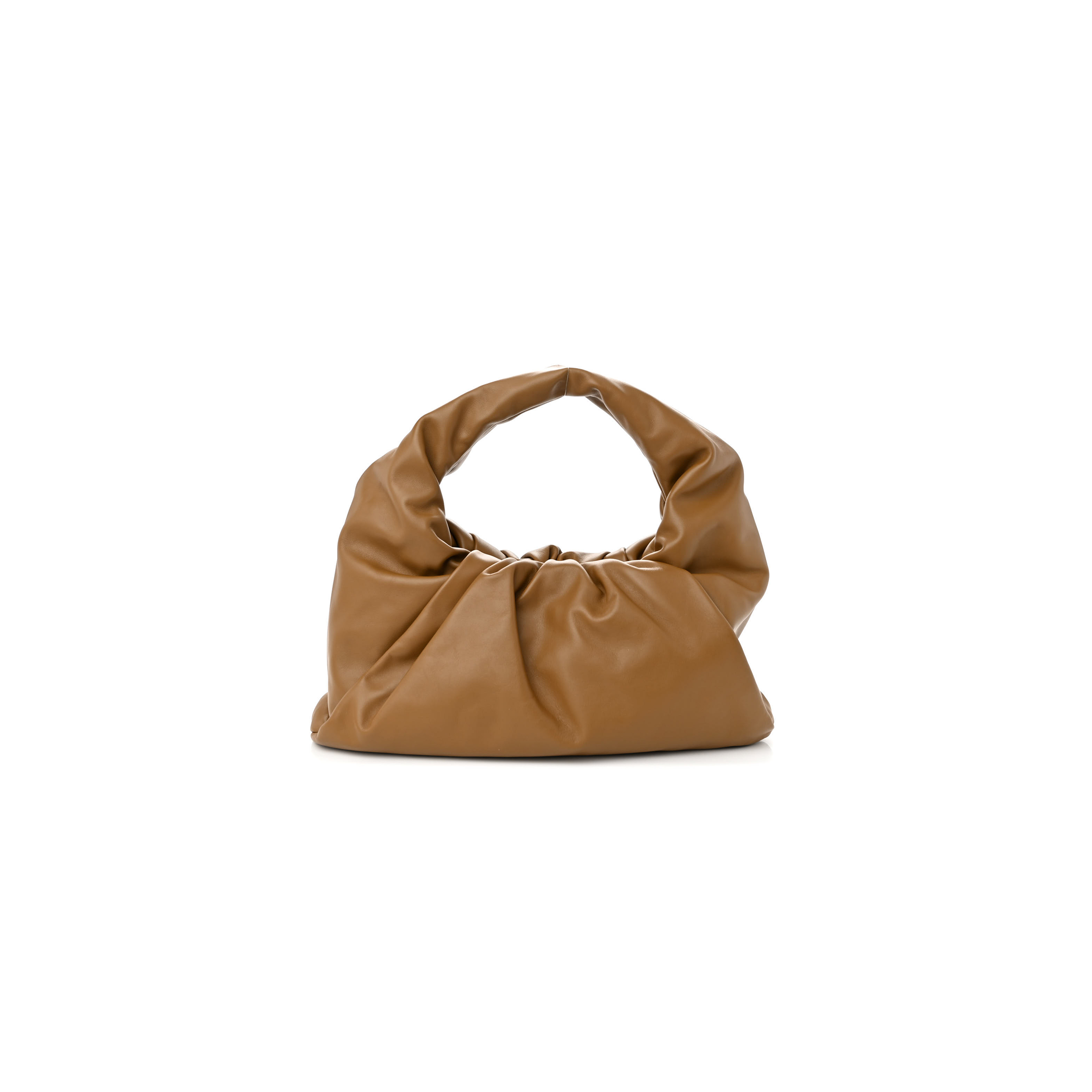 BOTTEGA VENETA SMOOTH BUTTER CALFSKIN SMALL THE SHOULDER POUCH MOUTARDE (38*17*11cm) BOTTEGA VENETA SMOOTH BUTTER CALFSKIN SMALL THE SHOULDER POUCH MOUTARDE (38*17*11cm)