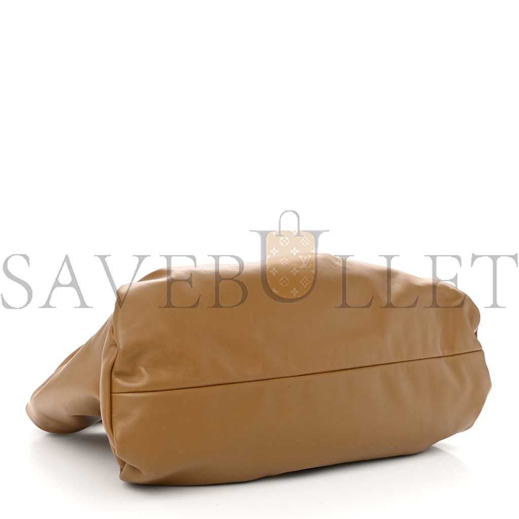 BOTTEGA VENETA SMOOTH BUTTER CALFSKIN SMALL THE SHOULDER POUCH MOUTARDE (38*17*11cm) BOTTEGA VENETA SMOOTH BUTTER CALFSKIN SMALL THE SHOULDER POUCH MOUTARDE (38*17*11cm)