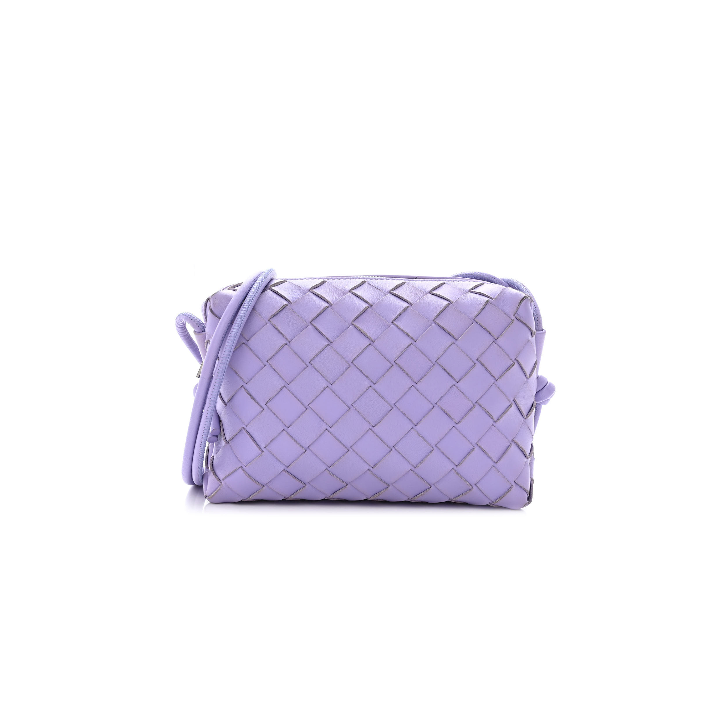 BOTTEGA VENETA NAPPA INTRECCIATO MINI LOOP CAMERA BAG WISTERIA (17*11*7cm) BOTTEGA VENETA NAPPA INTRECCIATO MINI LOOP CAMERA BAG WISTERIA (17*11*7cm)