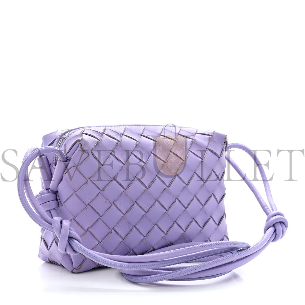 BOTTEGA VENETA NAPPA INTRECCIATO MINI LOOP CAMERA BAG WISTERIA (17*11*7cm) BOTTEGA VENETA NAPPA INTRECCIATO MINI LOOP CAMERA BAG WISTERIA (17*11*7cm)