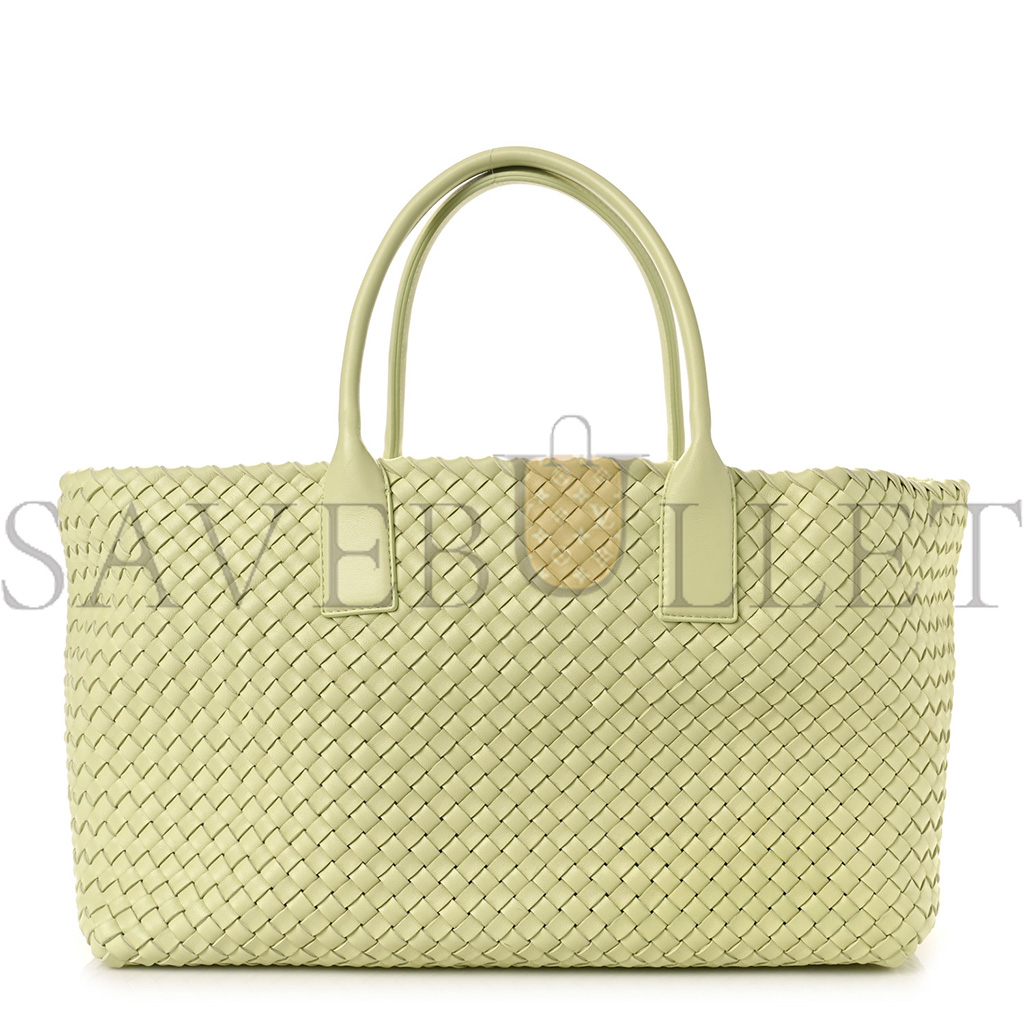 BOTTEGA VENETA LAMBSKIN INTRECCIO MEDIUM CABAT LEMON WASHED (41*25*17cm) BOTTEGA VENETA LAMBSKIN INTRECCIO MEDIUM CABAT LEMON WASHED (41*25*17cm)