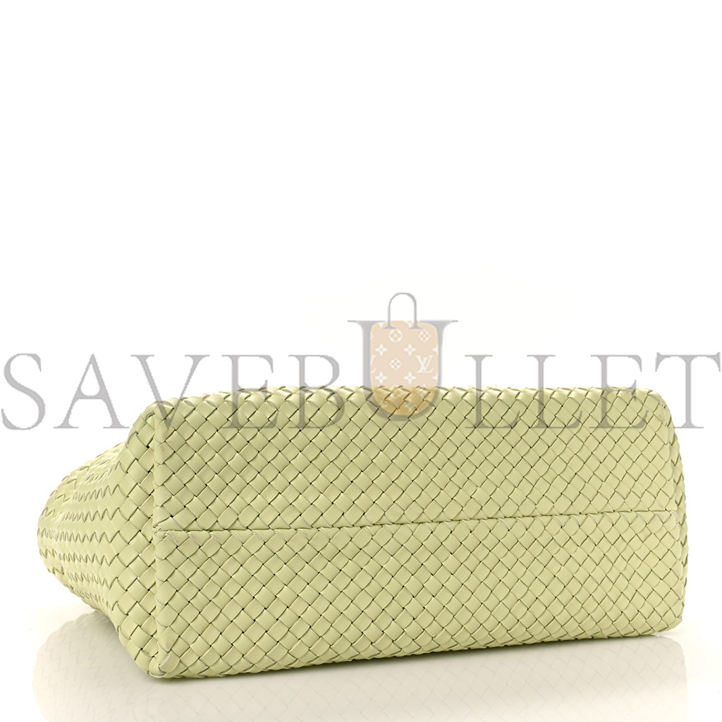 BOTTEGA VENETA LAMBSKIN INTRECCIO MEDIUM CABAT LEMON WASHED (41*25*17cm) BOTTEGA VENETA LAMBSKIN INTRECCIO MEDIUM CABAT LEMON WASHED (41*25*17cm)