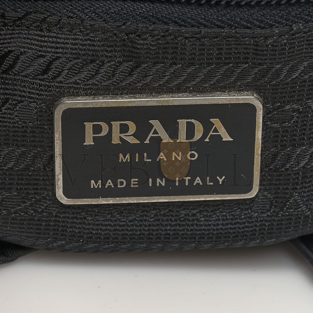 PRADA NYLON VELA MEDIUM BACKPACK BLACK (33*29*15cm) PRADA NYLON VELA MEDIUM BACKPACK BLACK (33*29*15cm)