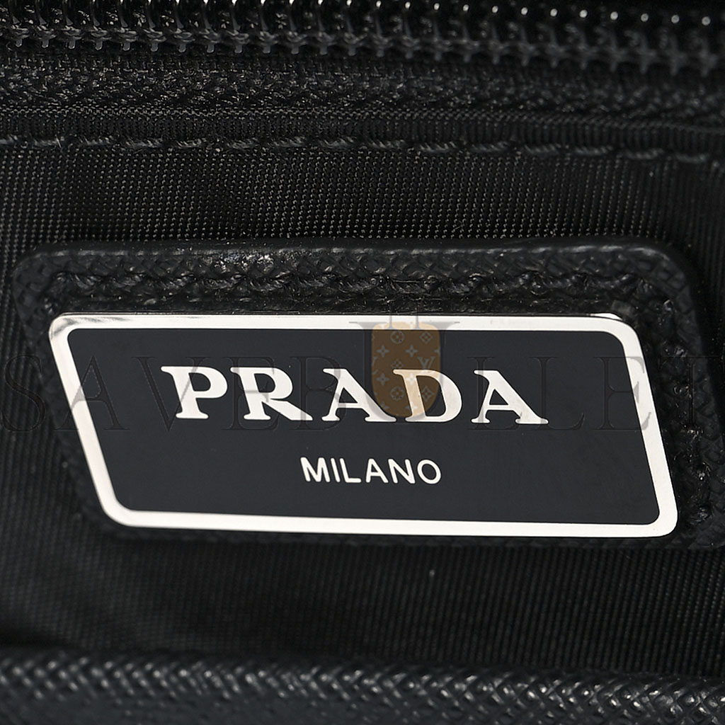 PRADA TESSUTO NYLON MONTAGNA SLING BACKPACK BLACK (32*20*6cm) PRADA TESSUTO NYLON MONTAGNA SLING BACKPACK BLACK (32*20*6cm)