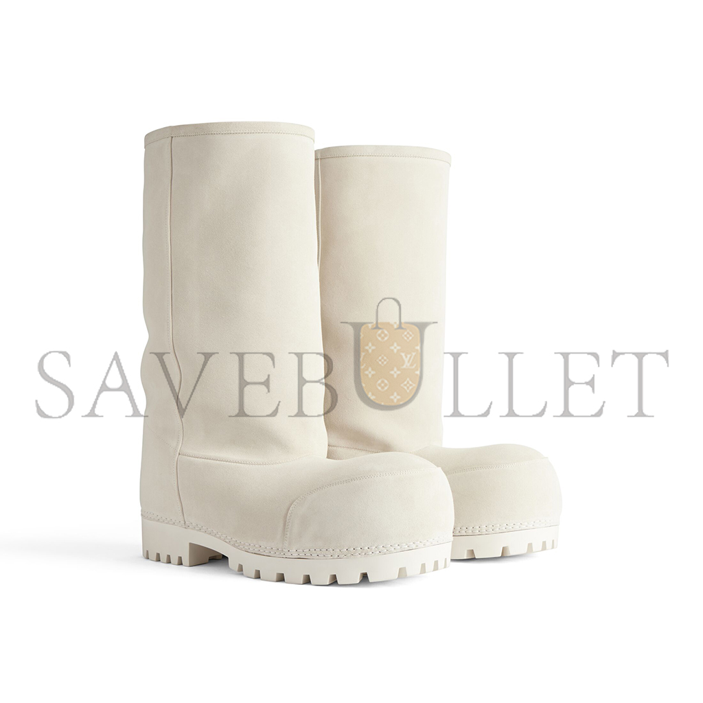 BALENCIAGA ALASKA FUR WHITE CALFSKIN AND SYNTHETIC TALL BOOTS 802177WBFC19000 BALENCIAGA ALASKA FUR WHITE CALFSKIN AND SYNTHETIC TALL BOOTS 802177WBFC19000