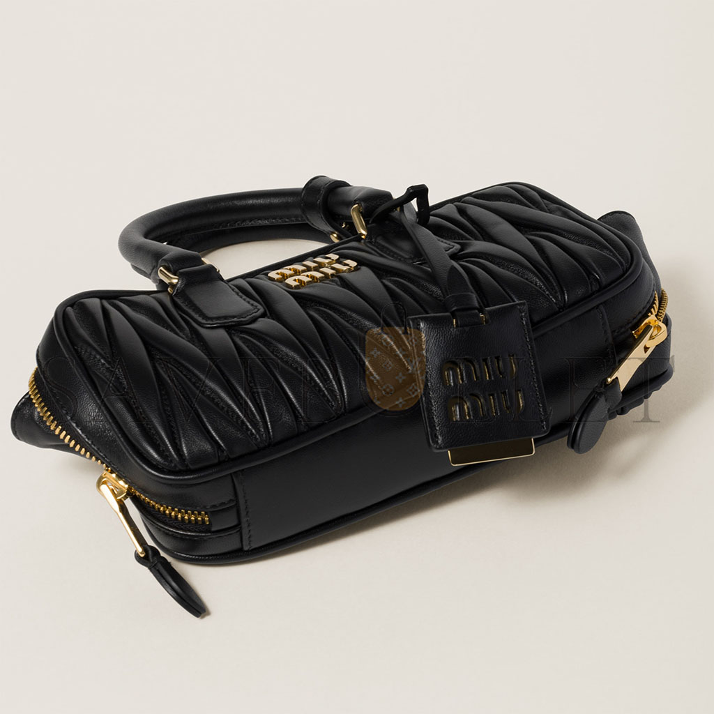 MIU MIU ARCADIE MATELASSÉ NAPPA LEATHER MINI-BAG 5BP088 (19*10*5cm) MIU MIU ARCADIE MATELASSÉ NAPPA LEATHER MINI-BAG 5BP088 (19*10*5cm)