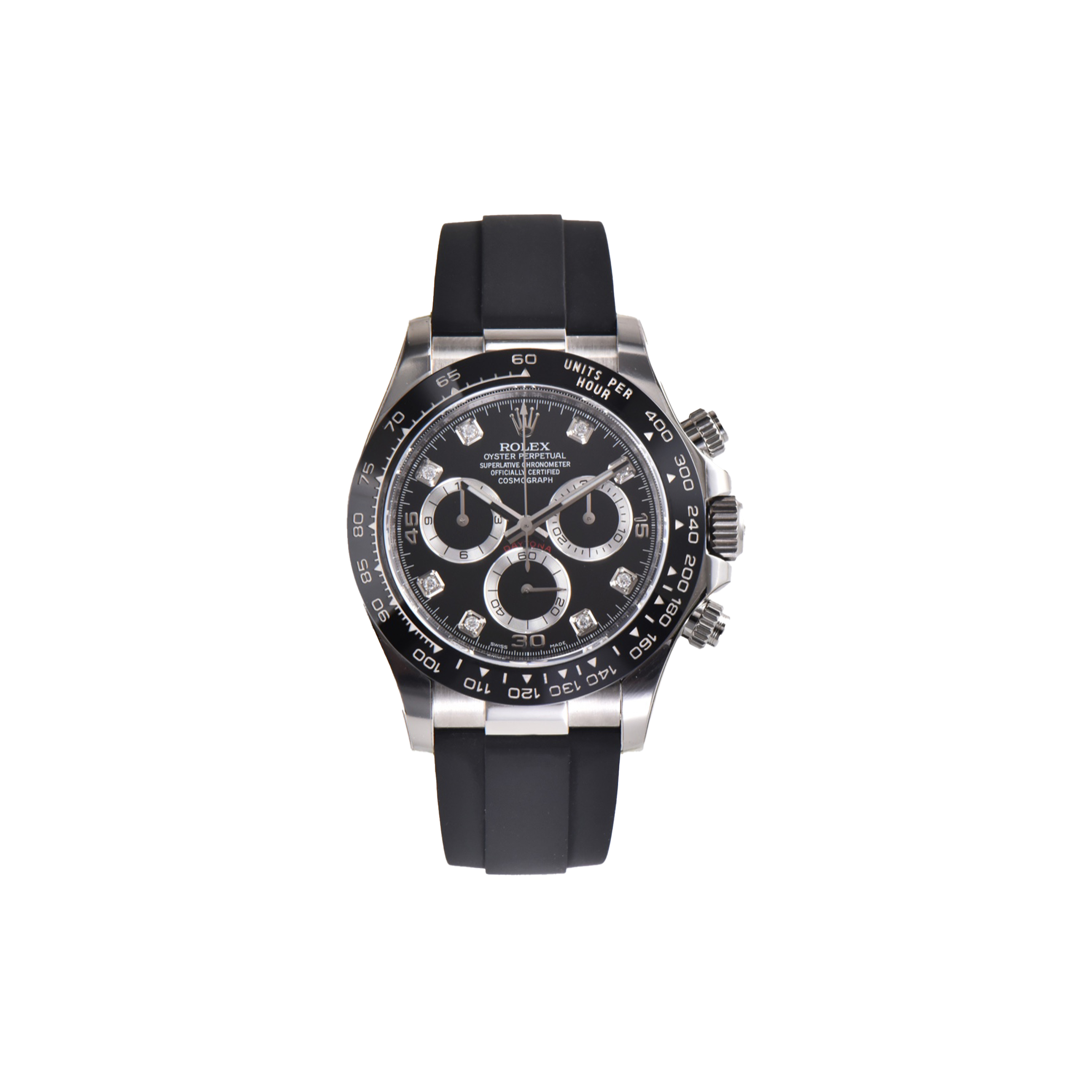 ROLEX DAYTON BLACK DIAL 40MM WATCH 116519LN-0025