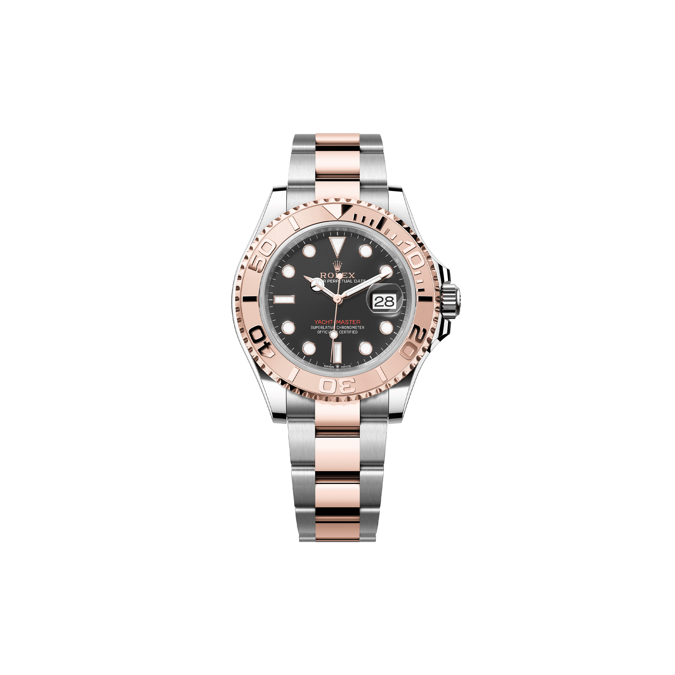 ROLEX YACHT-MASTER 40 OYSTER, 40 MM, OYSTERSTEEL AND EVEROSE GOLD WATCH 126621 ROLEX YACHT-MASTER 40 OYSTER, 40 MM, OYSTERSTEEL AND EVEROSE GOLD WATCH 126621
