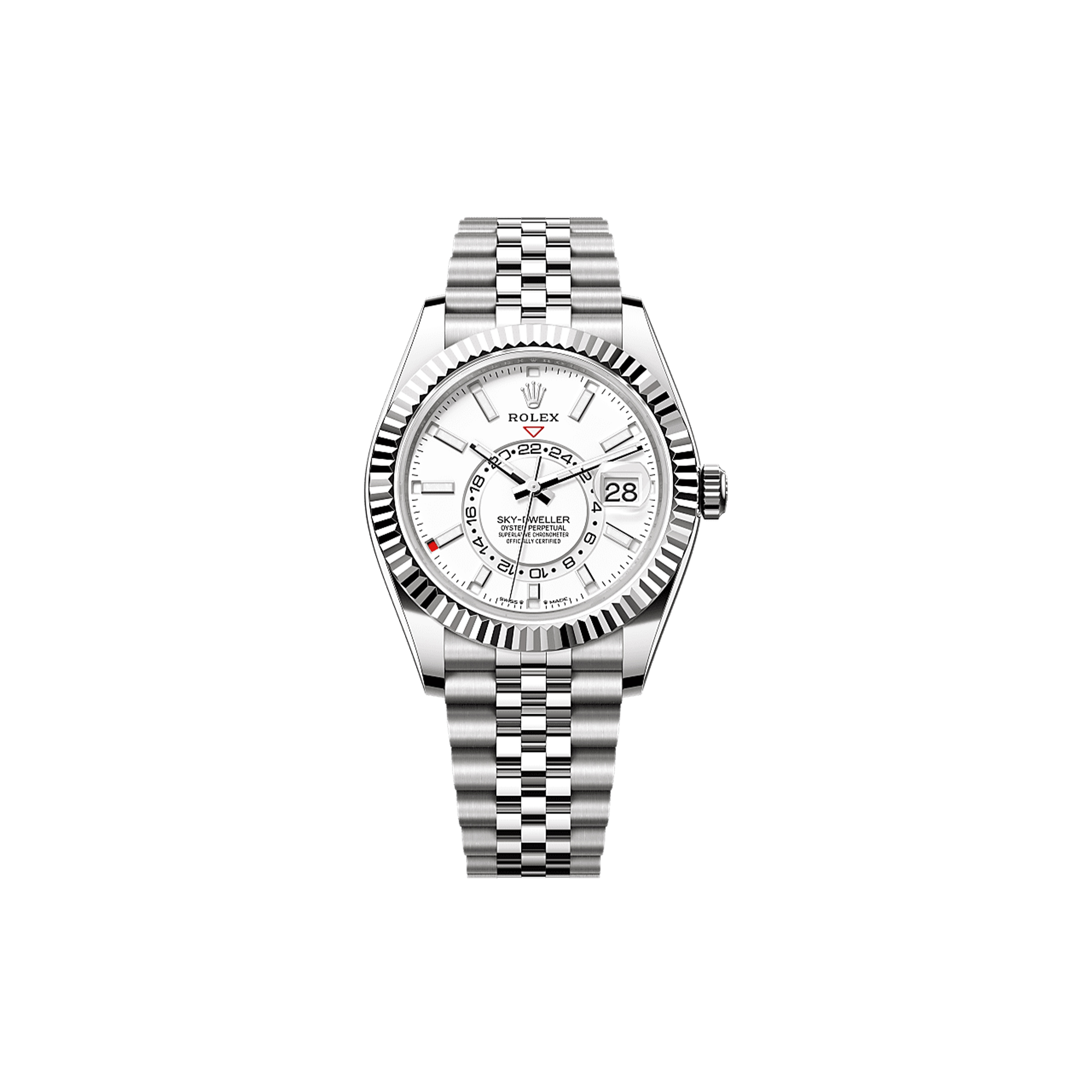 ROLEX SKY-DWELLER OYSTER, 42 MM, OYSTERSTEEL AND WHITE GOLD WATCH 336934-0004 ROLEX SKY-DWELLER OYSTER, 42 MM, OYSTERSTEEL AND WHITE GOLD WATCH 336934-0004