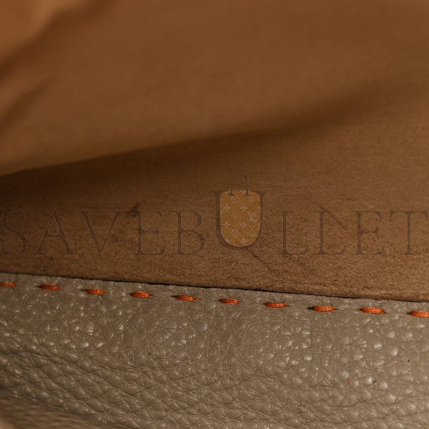 FENDI CUOIO ROMANO SELLERIA BI-COLOR MEDIUM PEEKABOO ICONIC SATCHEL ORANGE STONE (34*26*13cm)