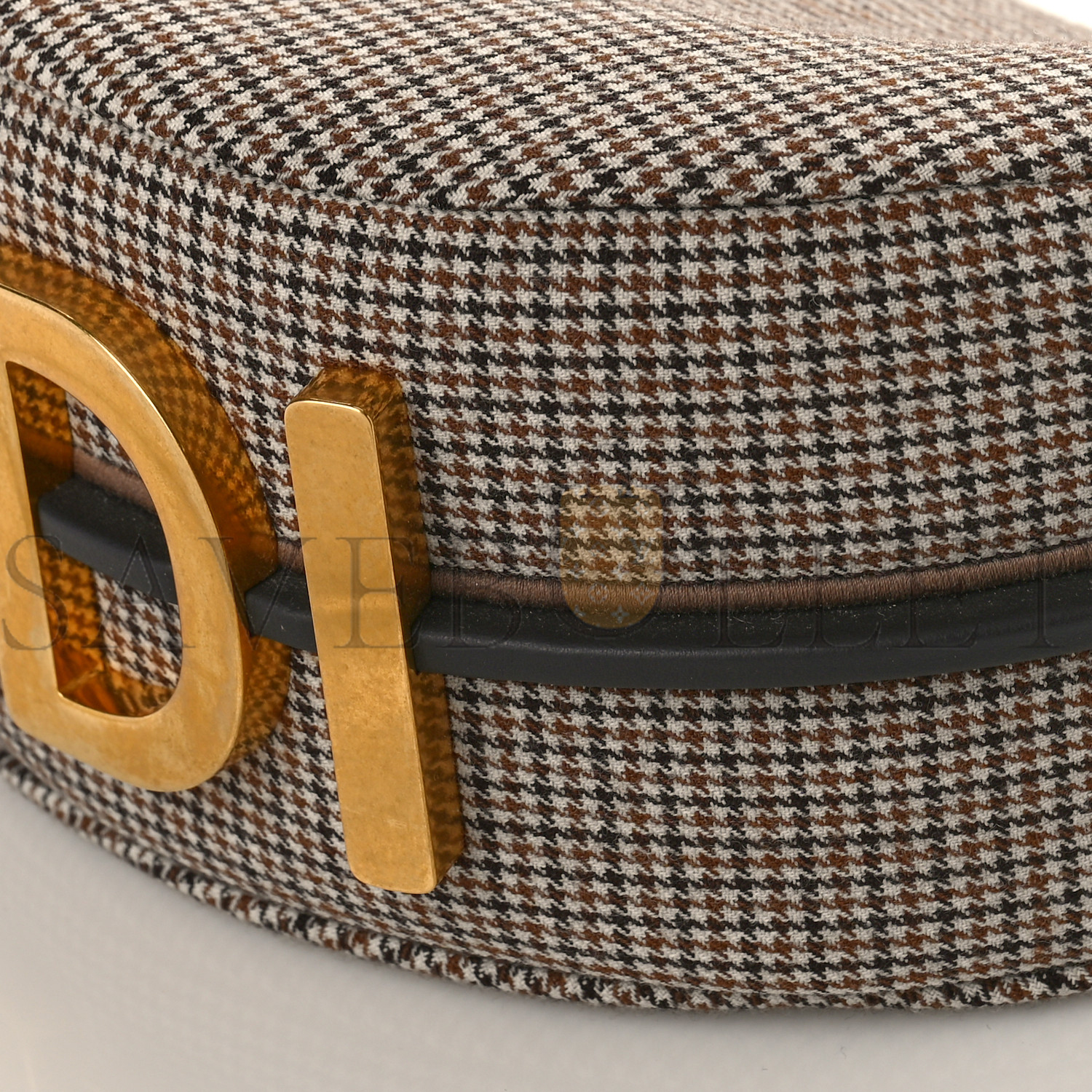 FENDI WOOL VITELLO GRACE SMALL HOUNDSTOOTH SMALL FENDIGRAPHY HOBO BAG BEIGE MORO (28*21*8cm) FENDI WOOL VITELLO GRACE SMALL HOUNDSTOOTH SMALL FENDIGRAPHY HOBO BAG BEIGE MORO (28*21*8cm)