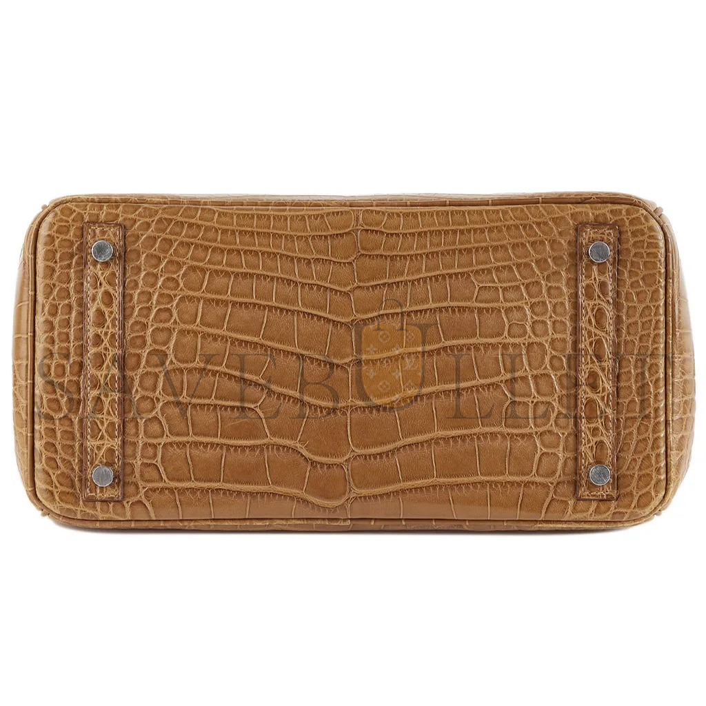 HERMES MASTER BIRKIN 30 MATTE ALLIGATOR HANDBAG 225472 (30*22*15cm)