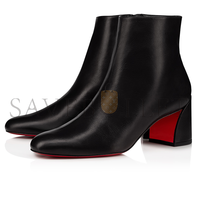 CHRISTIAN LOUBOUTIN TURELA 55 MM LOW BOOTS-CALF LEATHER-BLACK-WOMEN 1200607BK01 CHRISTIAN LOUBOUTIN TURELA 55 MM LOW BOOTS-CALF LEATHER-BLACK-WOMEN 1200607BK01