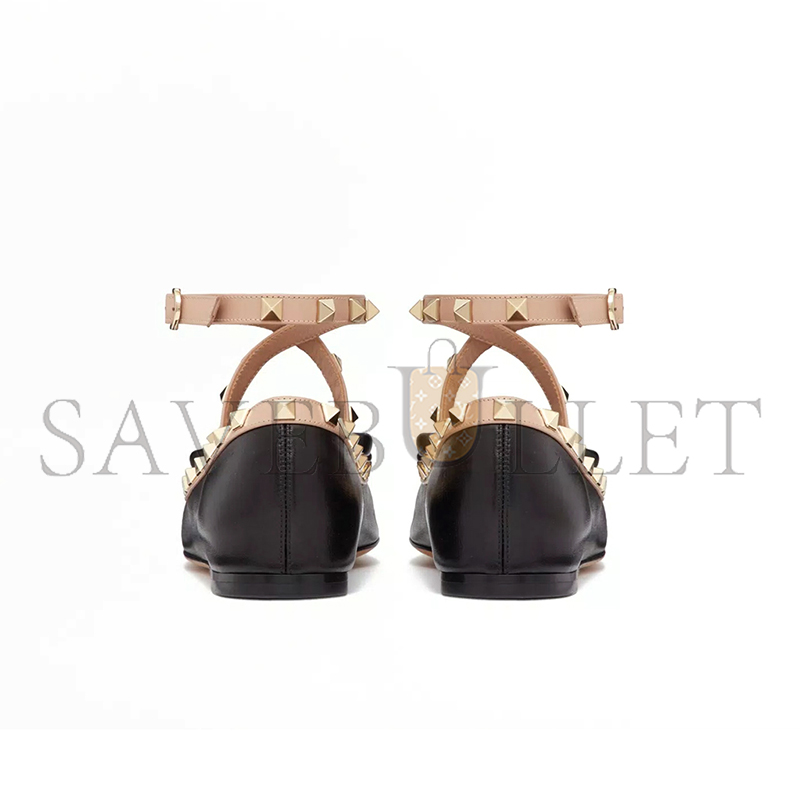 VALENTINO ROCKSTUD BALLERINA IN NAPPA LEATHER 4W2S0HB6XGR_N71 VALENTINO ROCKSTUD BALLERINA IN NAPPA LEATHER 4W2S0HB6XGR_N71
