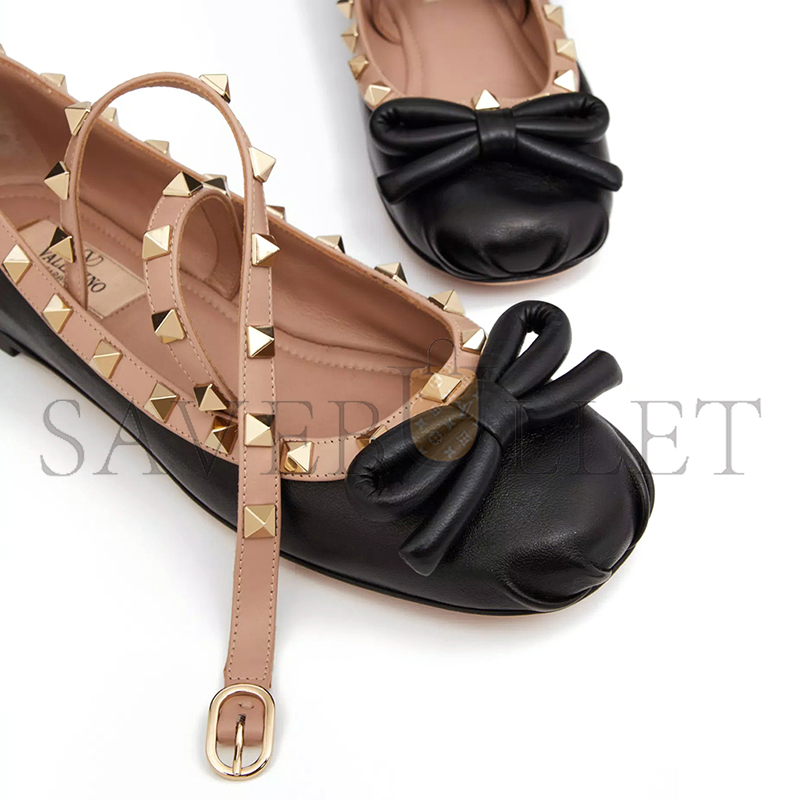 VALENTINO ROCKSTUD BALLERINA IN NAPPA LEATHER 4W2S0HB6XGR_N71 VALENTINO ROCKSTUD BALLERINA IN NAPPA LEATHER 4W2S0HB6XGR_N71