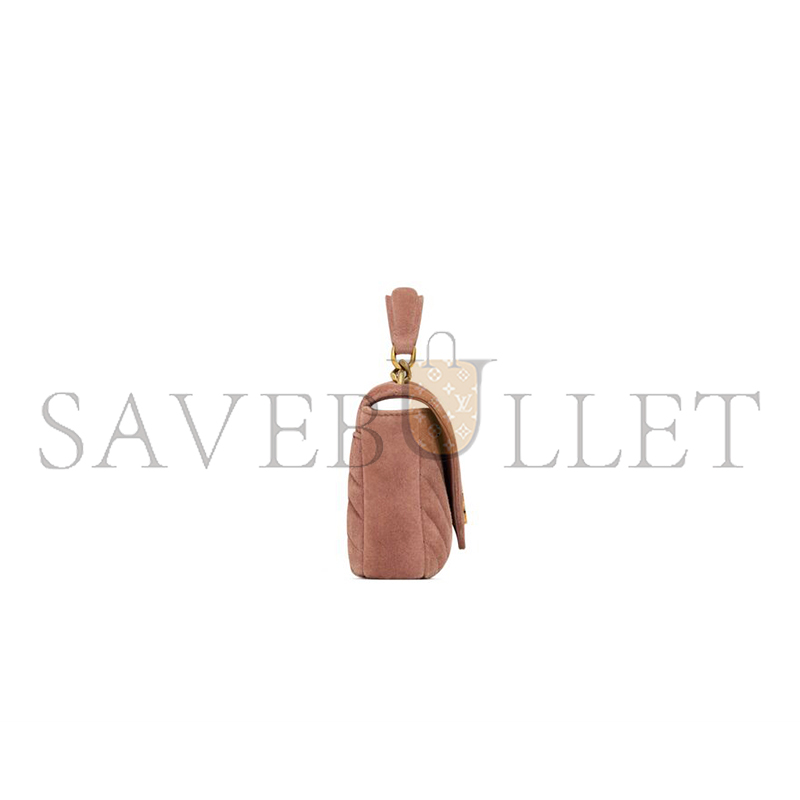 YSL COLLEGE MINI IN SUEDE 7794301U8275922 (20*13*3cm) YSL COLLEGE MINI IN SUEDE 7794301U8275922 (20*13*3cm)