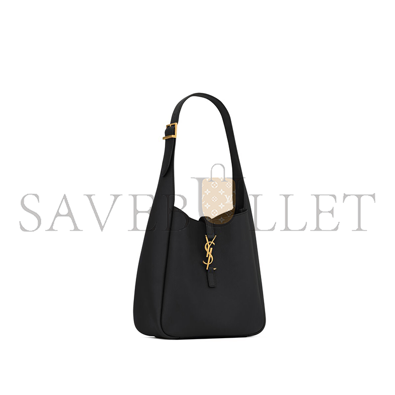 YSL LE 5 À 7 SUPPLE SMALL IN GRAINED LEATHER 713938AAAUQ1000 (23*22*8.5cm)