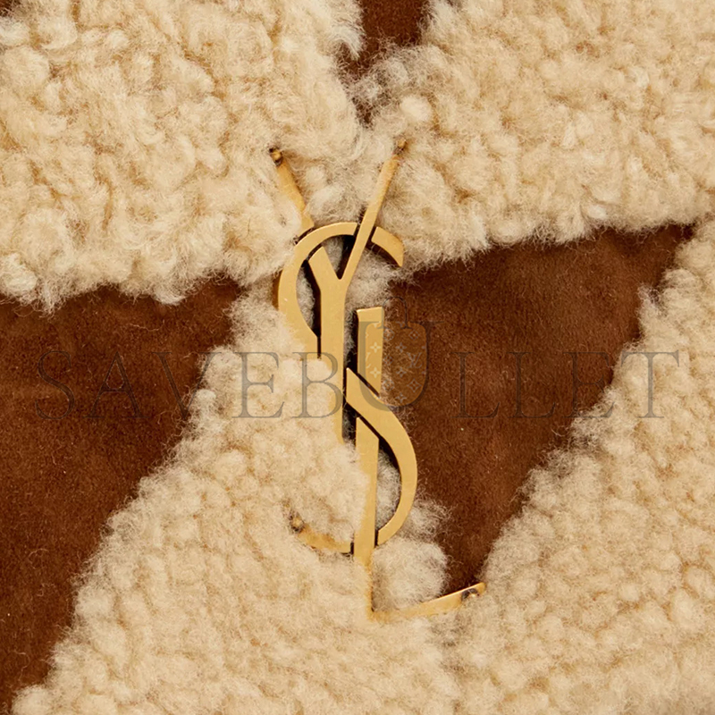 YSL JAMIE SHEARLING SHOULDER BAG GAB5158210822 (25*15*7.5cm)