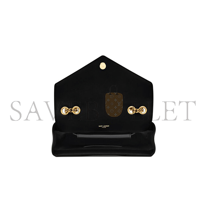 YSL LOULOU SMALL IN MATELASSÉ LAMBSKIN 801437AAEAX1000 (24*14*6cm)