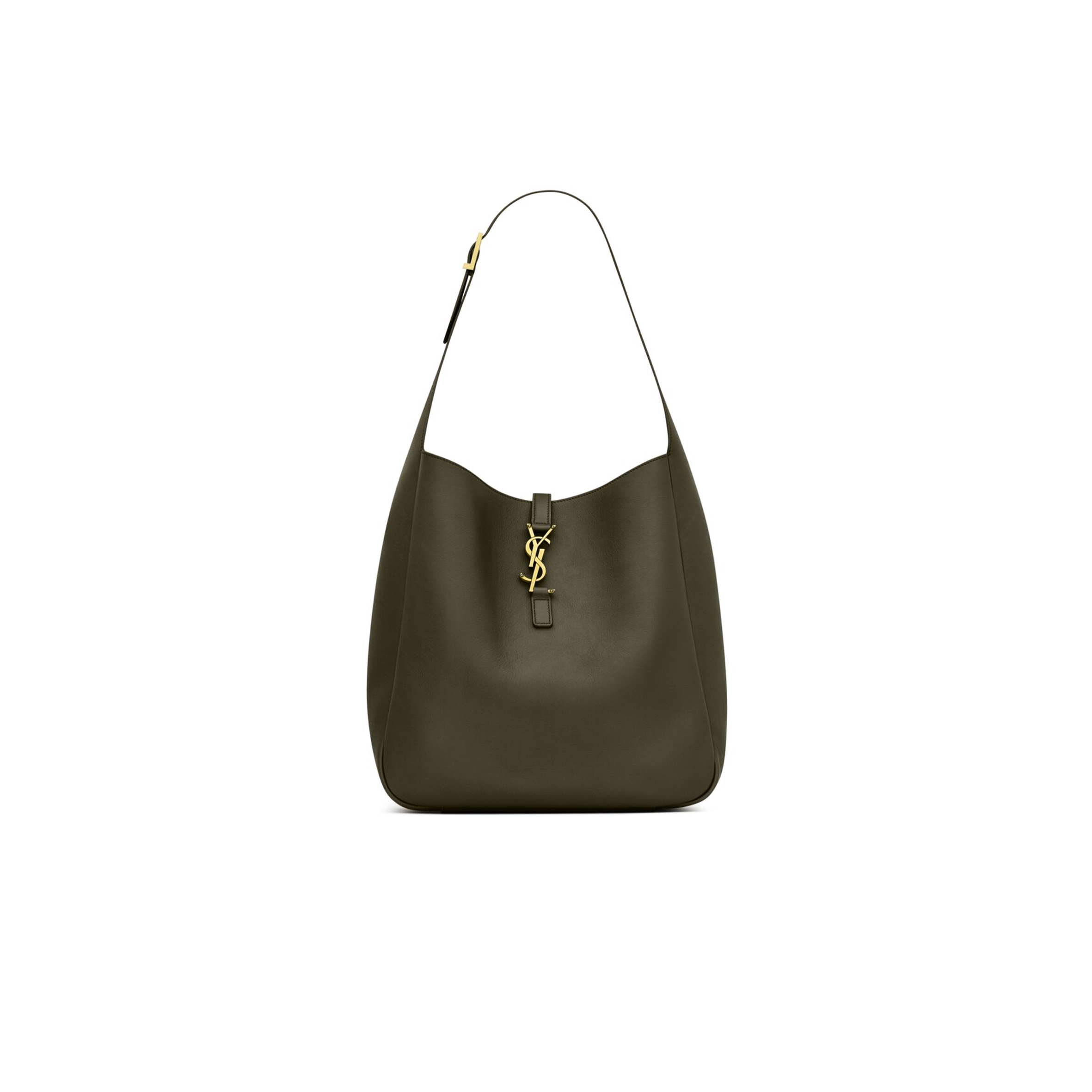 YSL LE 5 À 7 SUPPLE LARGE IN GRAINED LEATHER 7538237450014 (30*31*13cm)