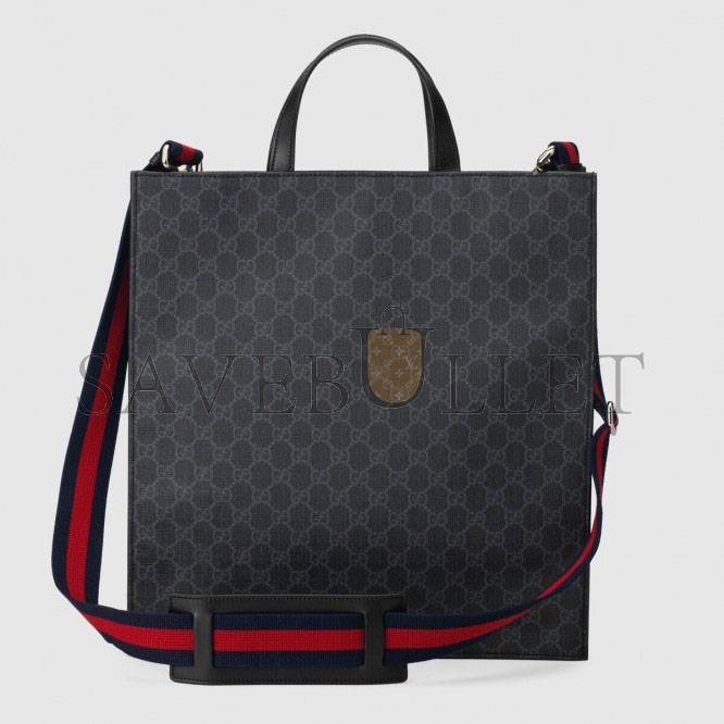 GUCCI GG BLACK TOTE 495559 (38*35.5*4cm) GUCCI GG BLACK TOTE 495559 (38*35.5*4cm)
